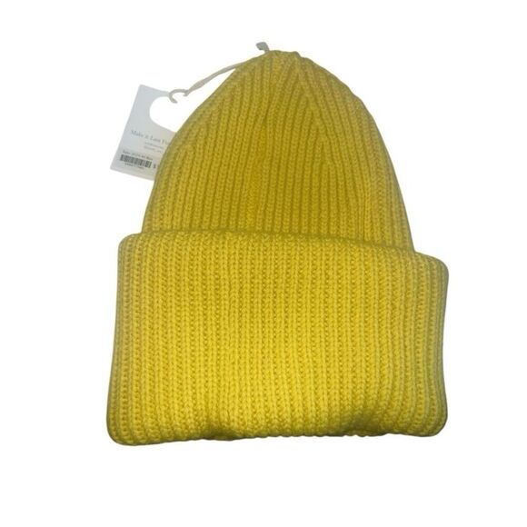 Wyeth Parker Beanie One Size in Maize - Picture 4 of 6